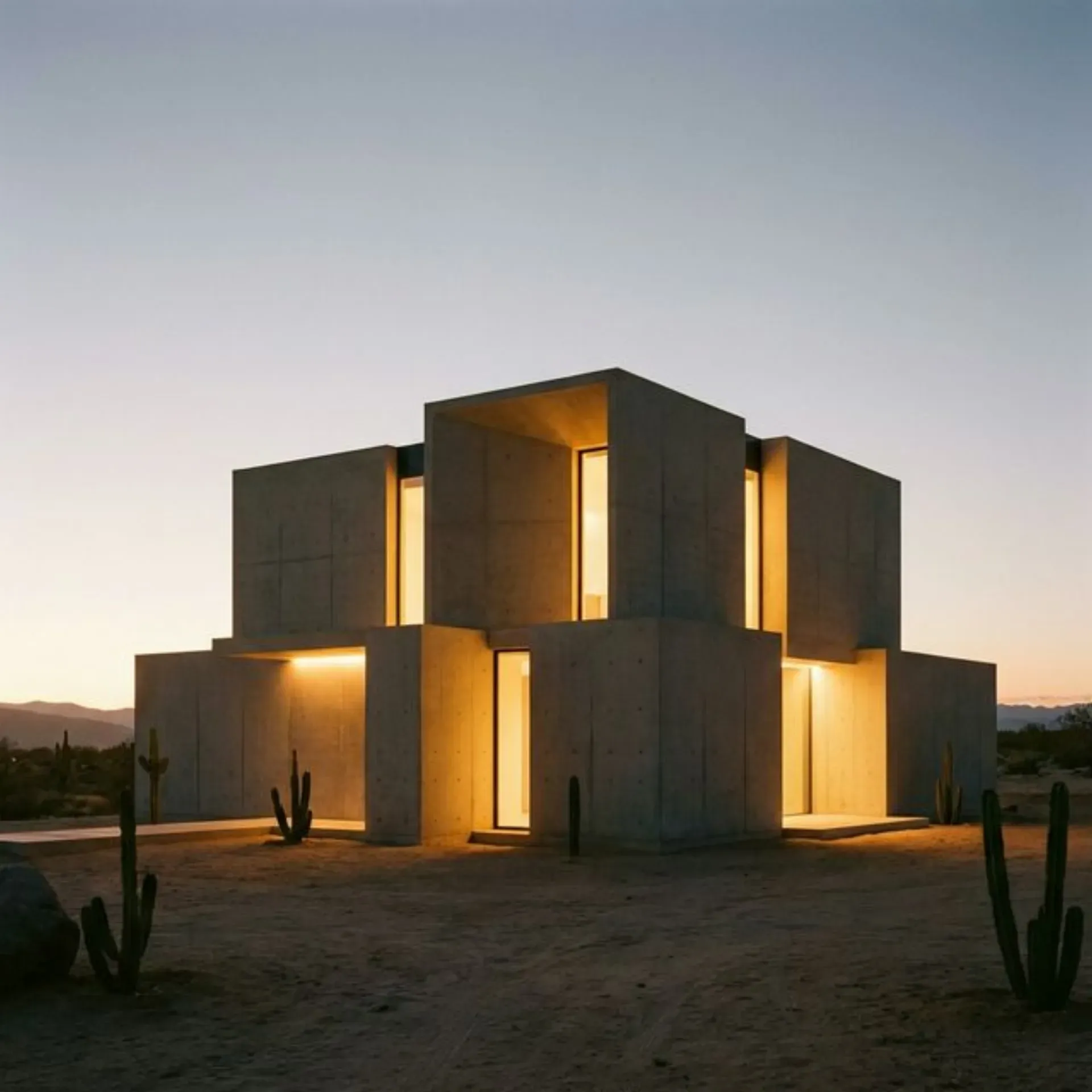 Desert Monolith — Residential in Sonoran Desert